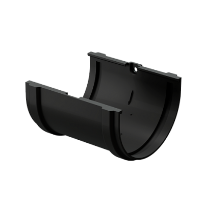 Döcke PREMIUM Соединитель желобов (Карбон/Чёрный)