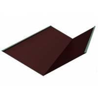 Ендова нижняя металлическая коричневая