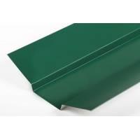 Ендова верхняя металлическая зелёная