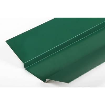 Ендова верхняя металлическая зелёная