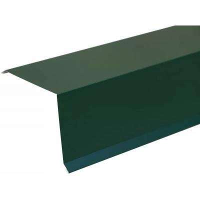 Ветровая планка металлическая зелёная