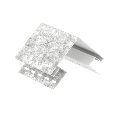 Наружный угол Ю-Пласт, Кварцит сетло-серый Наружный угол Ю-Пласт, Кварцит сетло-серый