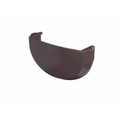 ТН ОПТИМА  Заглушка желоба (Тёмно-коричневый)